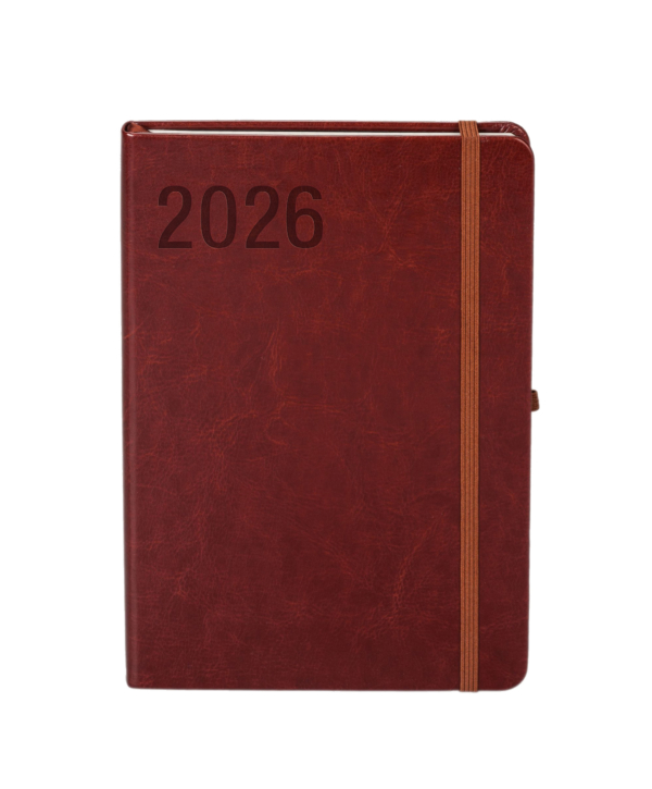 Kalendarz 2026 Formalizm A4 TDW brązowy - obrazek 2
