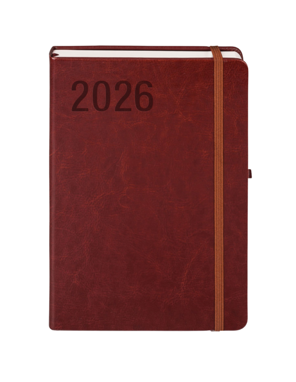 Kalendarz 2026 Formalizm A5 DNS brązowy - obrazek 2