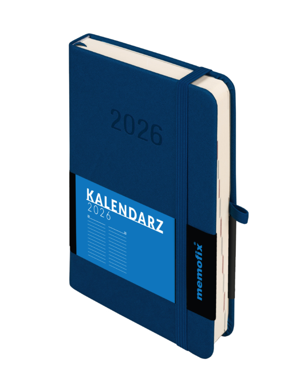 Kalendarz 2026 Memofix B6 DNS granatowy