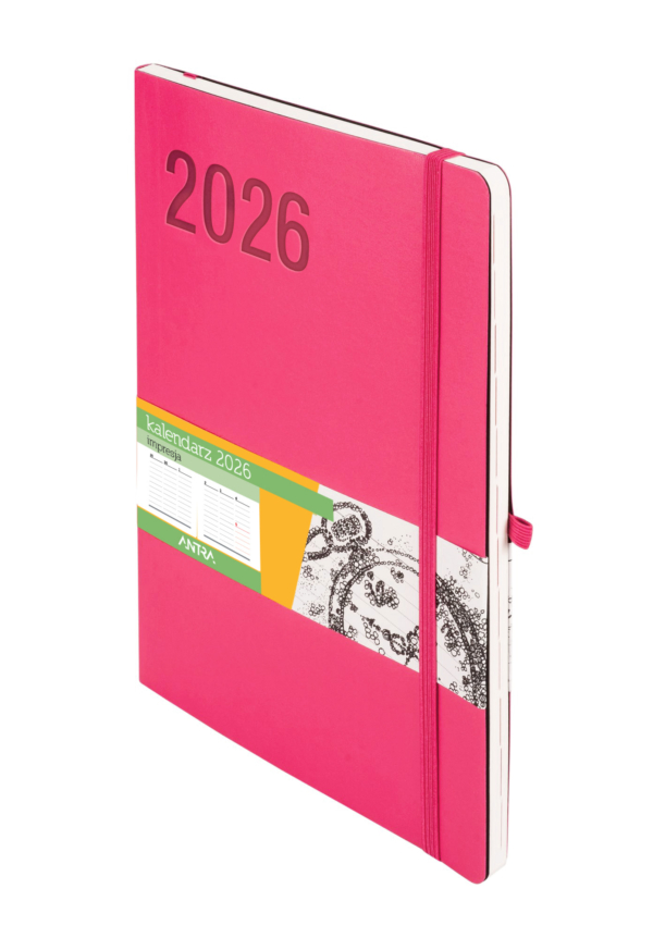 Kalendarz 2026 Impresja B5 TDW różowy