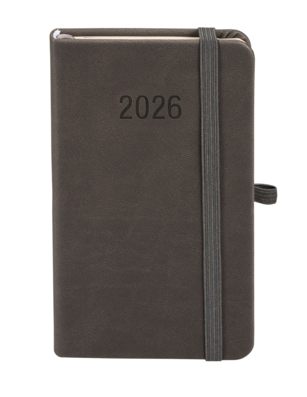 Kalendarz 2026 Memofix A6 TDW grafitowy - obrazek 2
