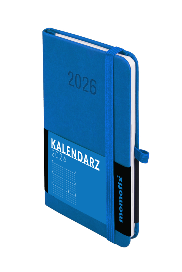 Kalendarz 2026 Memofix B6 TDW niebieski