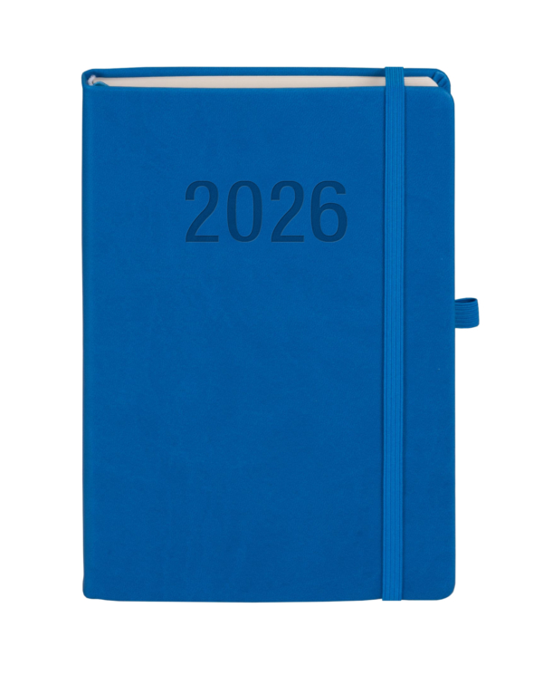 Kalendarz 2026 Memofix A5 DNS niebieski - obrazek 2