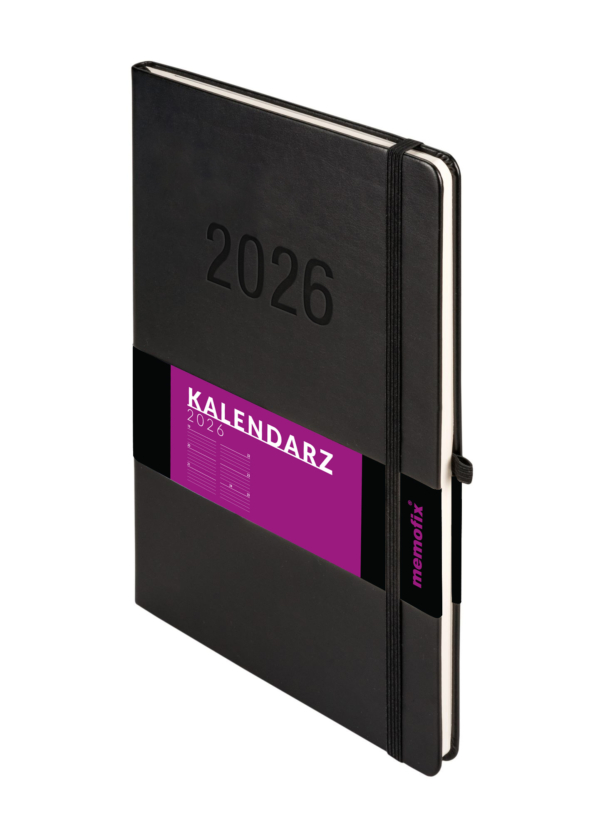 Kalendarz 2026 Memofix B5 TDW czarny
