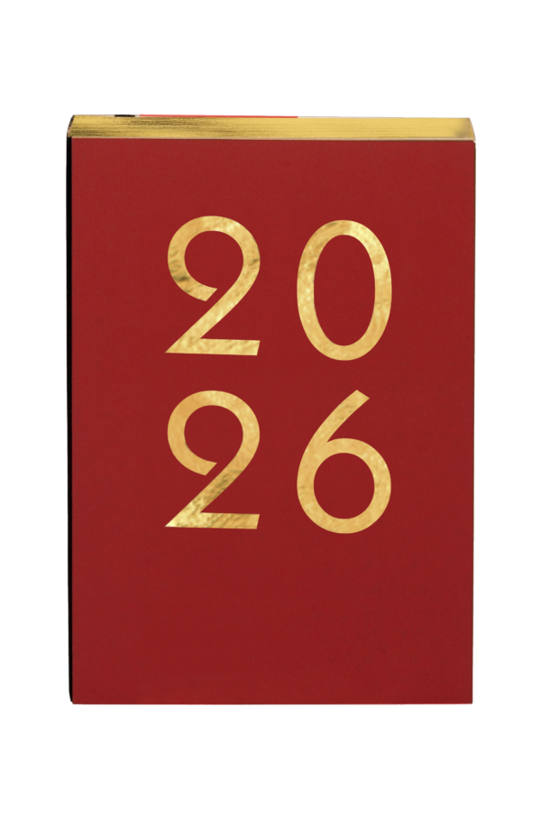 Kalendarz 2026 Art A5 DNS czerwony - obrazek 2