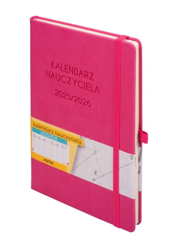 Kalendarz Nauczyciela 2025/2026 A5 TDW różowy
