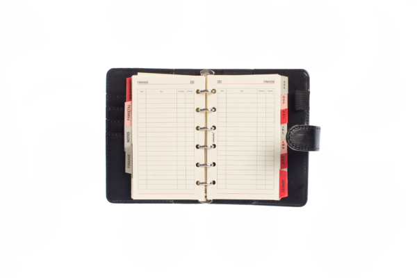 Organizer Memofix A6 K czarny 2025 - obrazek 3
