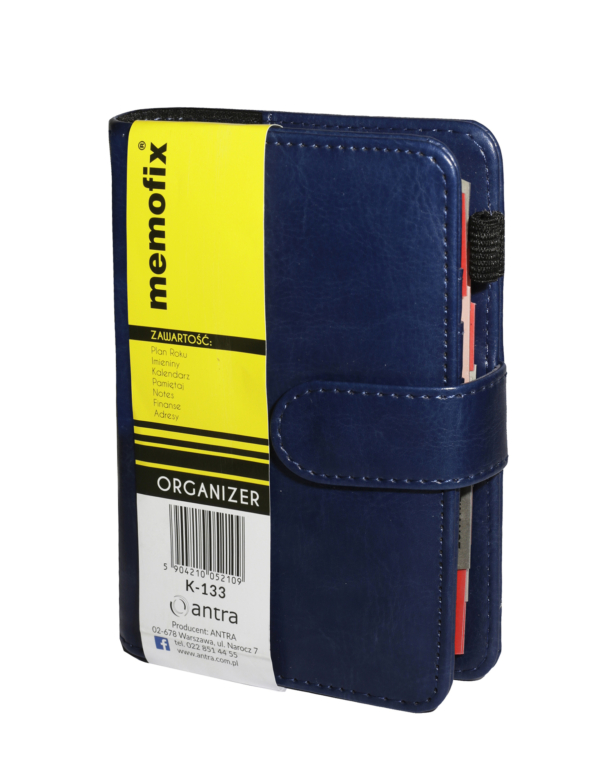 Organizer Memofix A6 K granat 2025 - obrazek 2