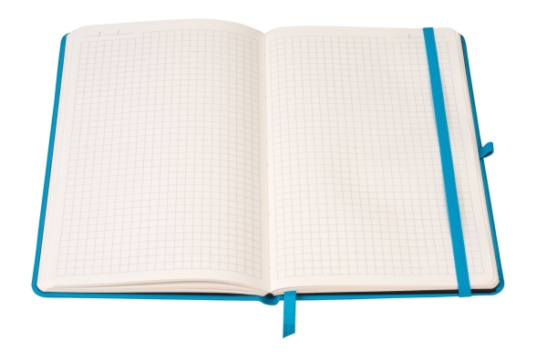 Notes Romantyzm A5 kratka jasny niebieski