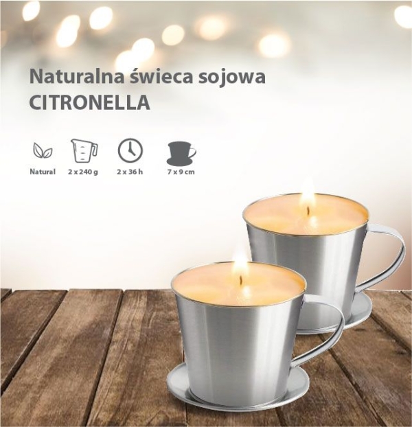 Świeca sojowa - zestaw